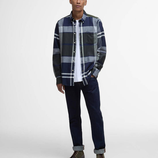 Young Ideas/Henmores - Dunoon Tartan Tailored Shirt - Fernwood Tartan - M
