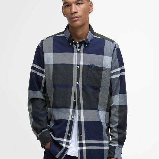 Young Ideas/Henmores - Dunoon Tartan Tailored Shirt - Fernwood Tartan - M