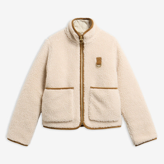 Young Ideas & Henmores -Elenora Casual Fleece Jacket -CR11 Ecru -8