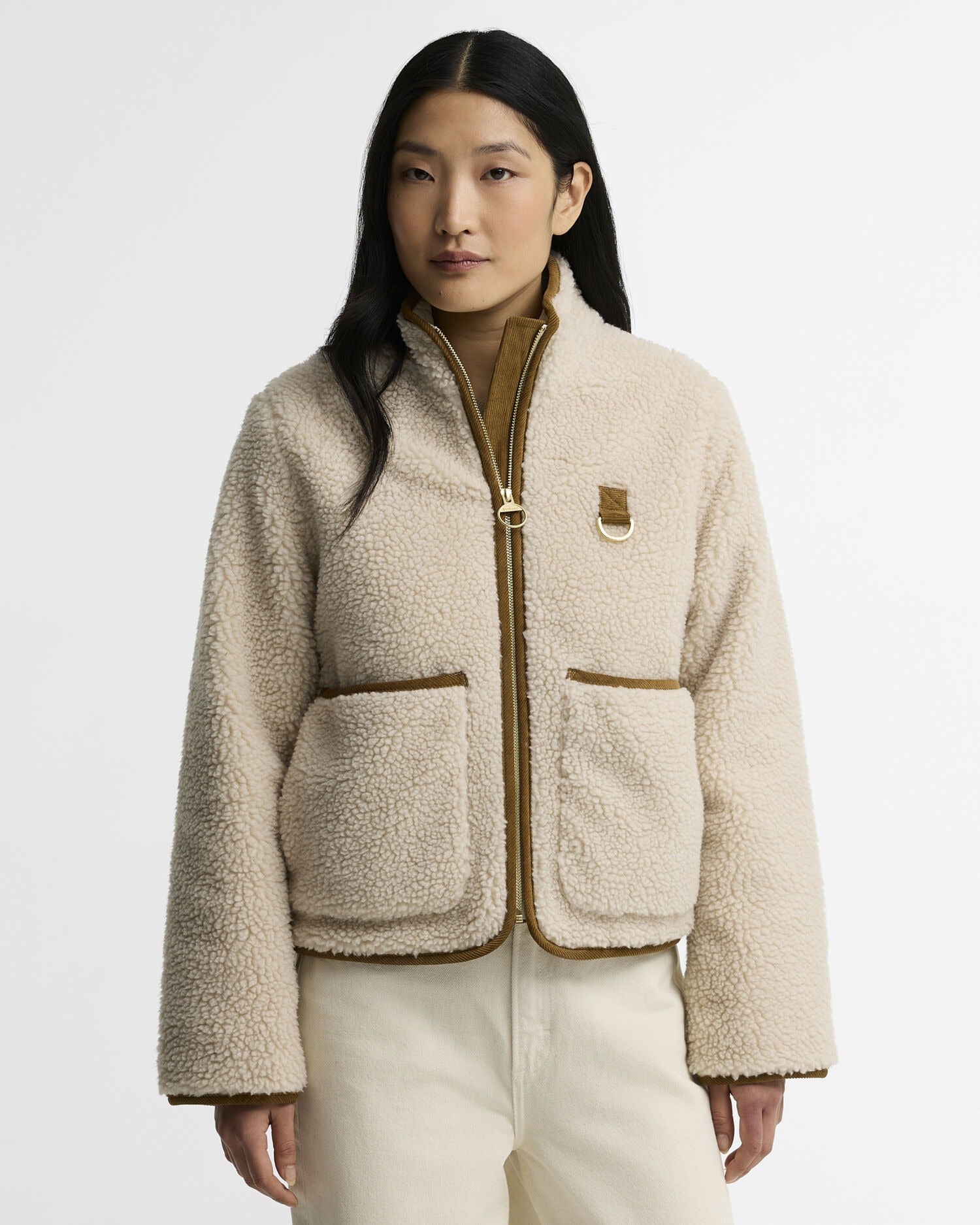 Young Ideas & Henmores -Elenora Casual Fleece Jacket -CR11 Ecru -8