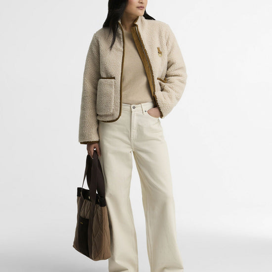 Young Ideas & Henmores -Elenora Casual Fleece Jacket -CR11 Ecru -8
