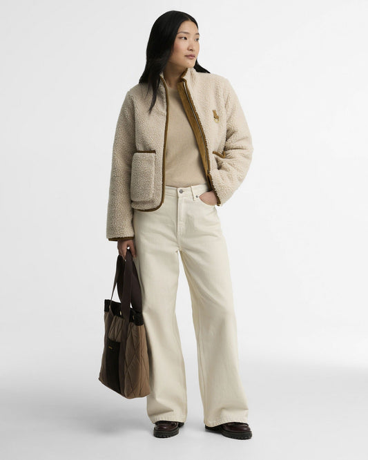 Young Ideas & Henmores -Elenora Casual Fleece Jacket -CR11 Ecru -8