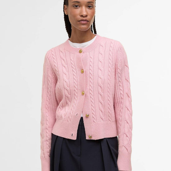 Young Ideas/Henmores - Elina Knitted Cardigan - PI32 Cherry Blossom - 8