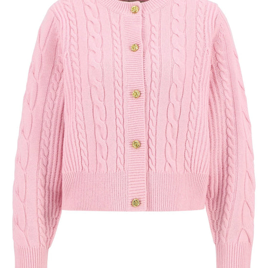 Young Ideas/Henmores - Elina Knitted Cardigan - PI32 Cherry Blossom - 8
