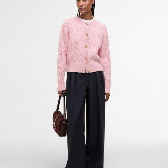 Young Ideas/Henmores - Elina Knitted Cardigan - PI32 Cherry Blossom - 8