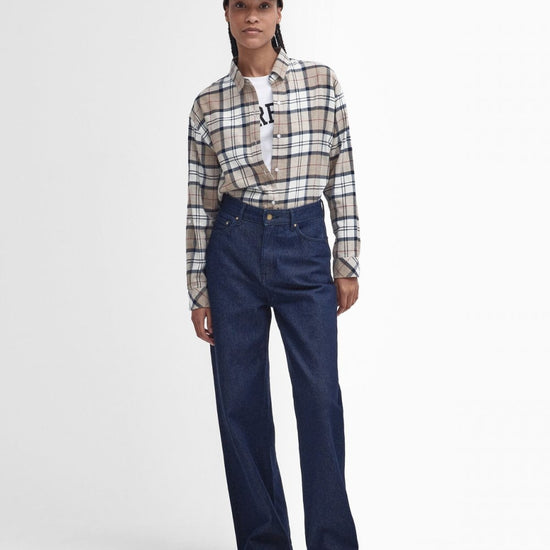 Young Ideas/Henmores - Elishaw Check Shirt - BR37 Hessian Tartan - 8
