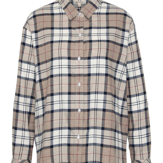 Young Ideas/Henmores - Elishaw Check Shirt - BR37 Hessian Tartan - 8