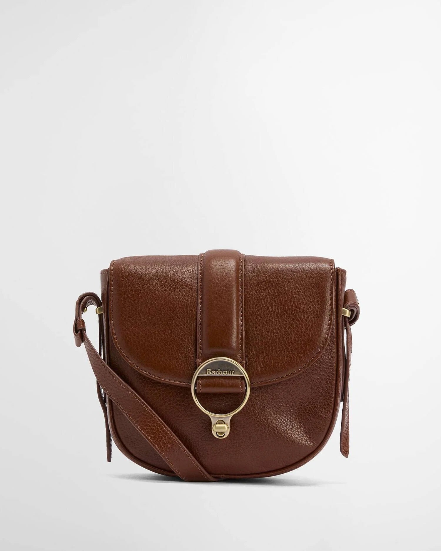 Young Ideas & Henmores -Elm Leather Crossbody Bag -BR11 Brown -OS