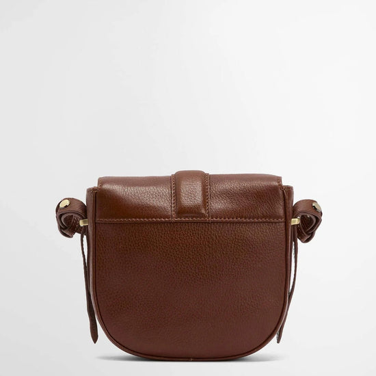 Young Ideas & Henmores -Elm Leather Crossbody Bag -BR11 Brown -OS