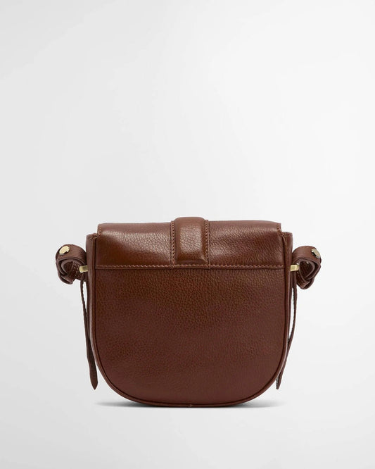 Young Ideas & Henmores -Elm Leather Crossbody Bag -BR11 Brown -OS