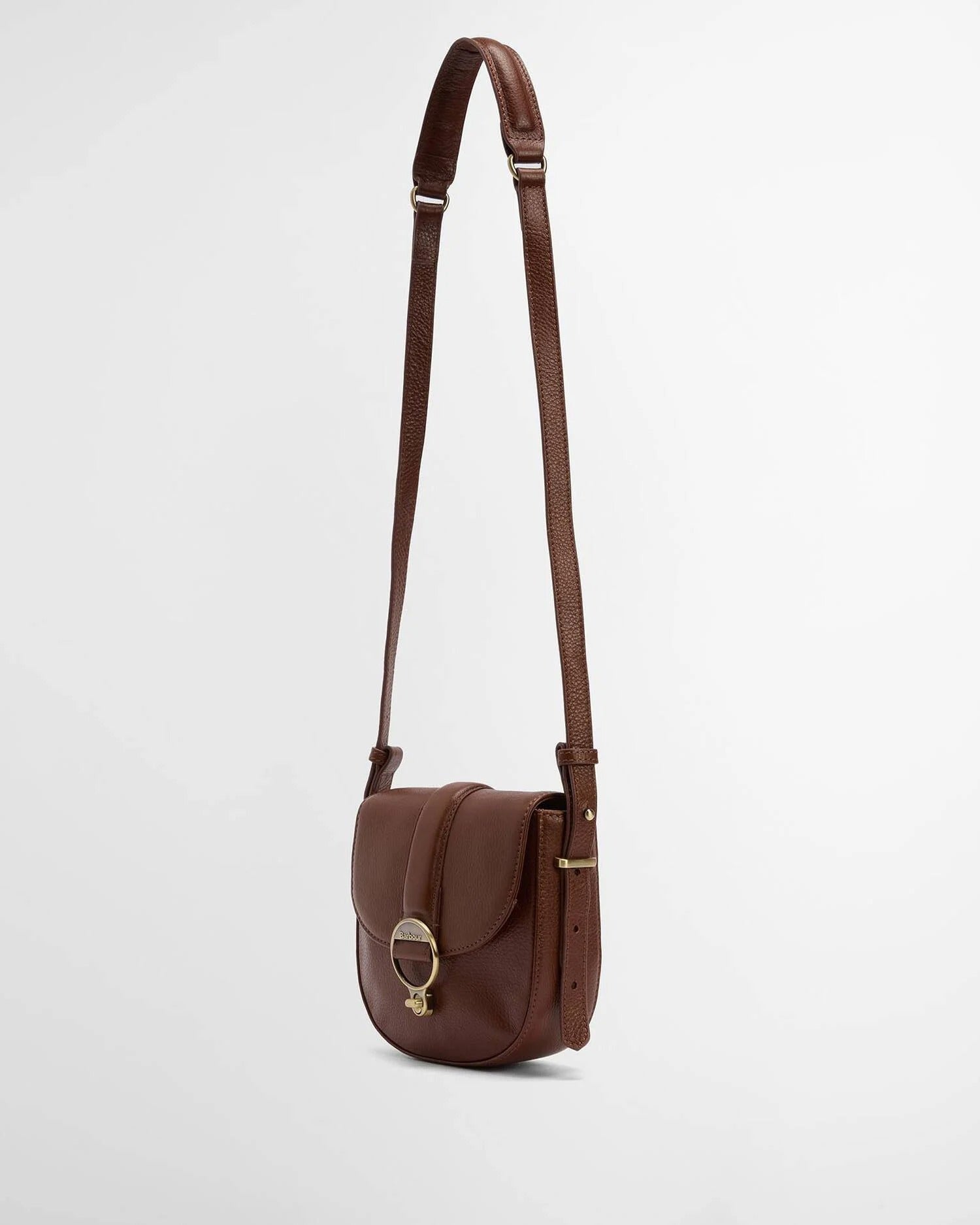 Young Ideas & Henmores -Elm Leather Crossbody Bag -BR11 Brown -OS