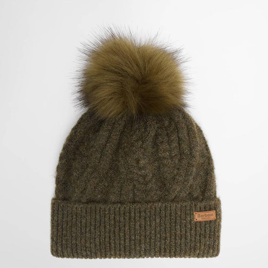 Young Ideas & Henmores -Elsdon Beanie Hat -OL71 Olive -OS