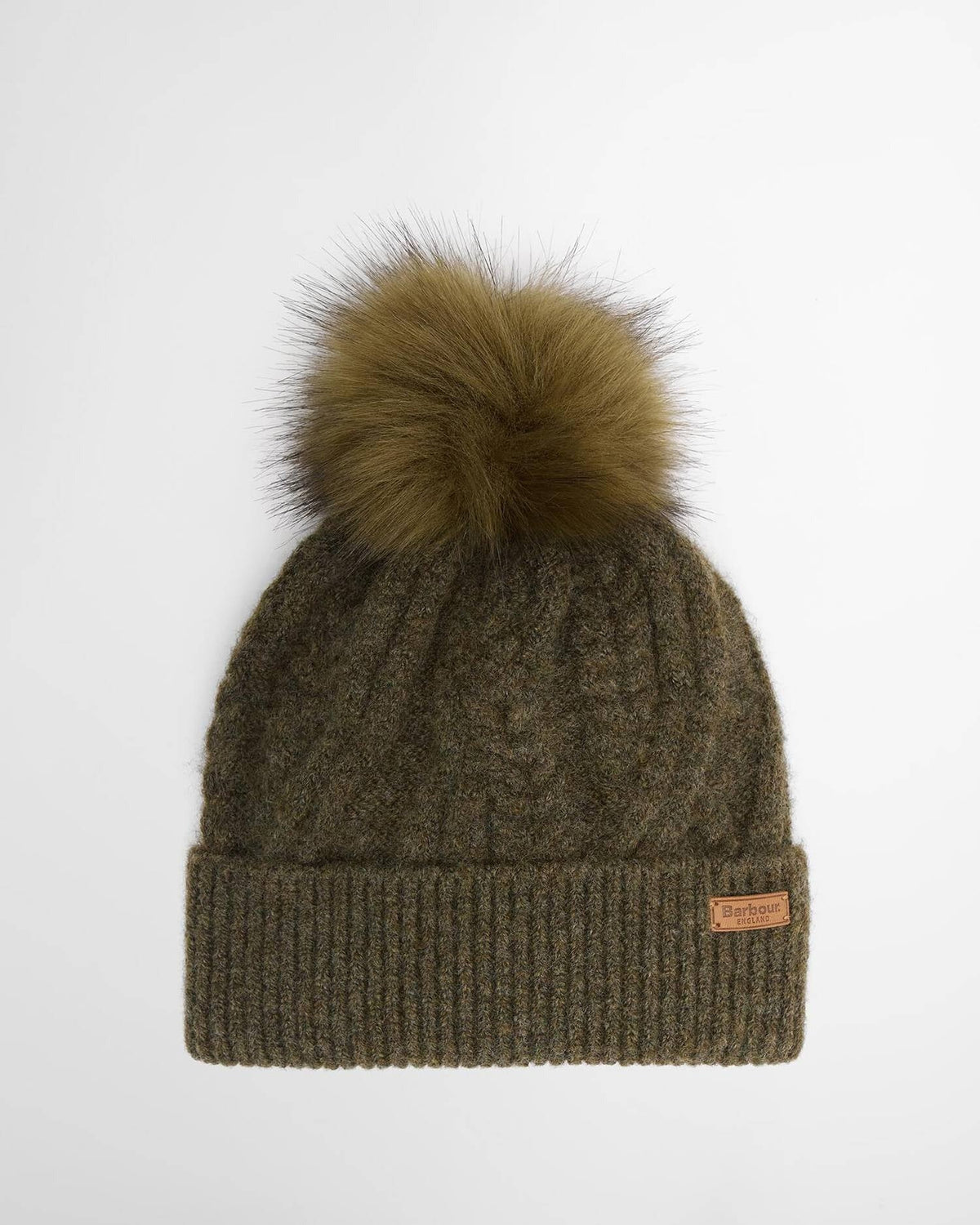 Young Ideas & Henmores -Elsdon Beanie Hat -OL71 Olive -OS