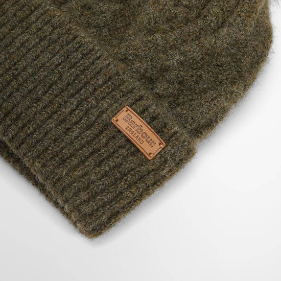 Young Ideas & Henmores -Elsdon Beanie Hat -OL71 Olive -OS