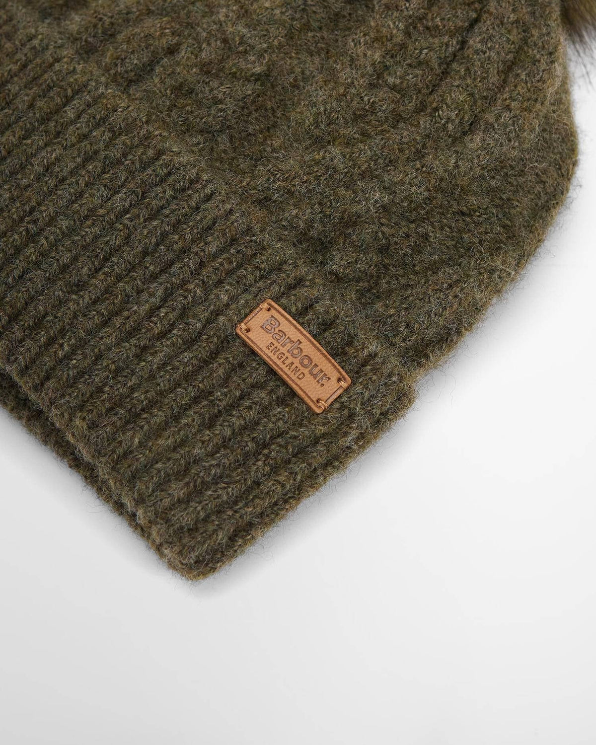 Young Ideas & Henmores -Elsdon Beanie Hat -OL71 Olive -OS