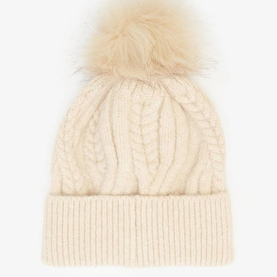 Young Ideas & Henmores -Elsdon Beanie Hat -OL71 Olive -OS