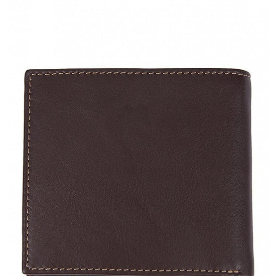 Young Ideas/Henmores - Elvington Leather Billfold Coin Wallet - BR56 Brown/Tan - OS
