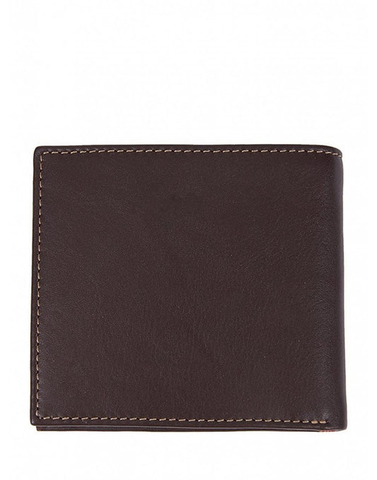 Young Ideas/Henmores - Elvington Leather Billfold Coin Wallet - BR56 Brown/Tan - OS