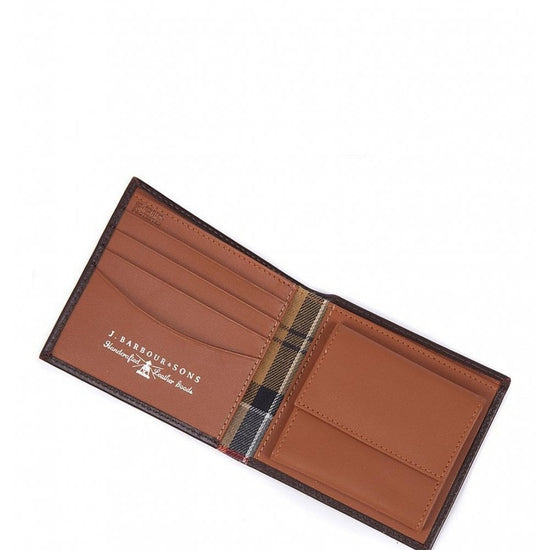 Young Ideas/Henmores - Elvington Leather Billfold Coin Wallet - BR56 Brown/Tan - OS