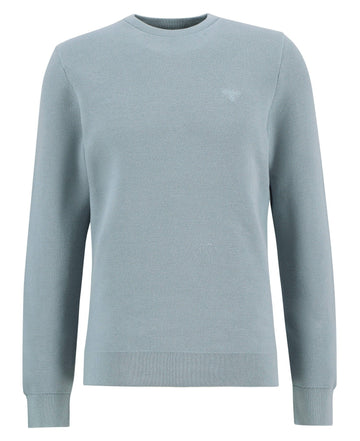 Young Ideas/Henmores - Essential Honeycomb Crew Neck Sweater - BU64 Slate - M