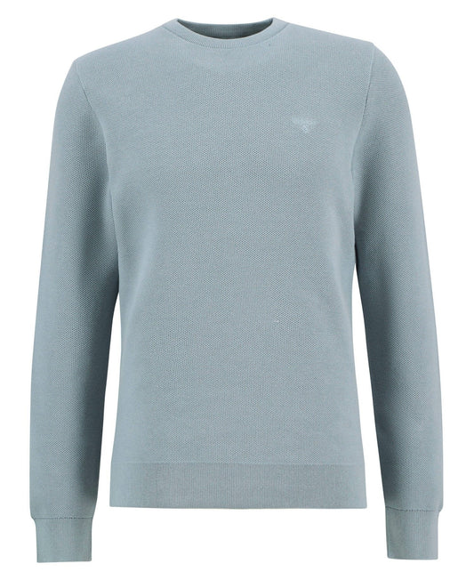 Young Ideas/Henmores - Essential Honeycomb Crew Neck Sweater - BU64 Slate - M