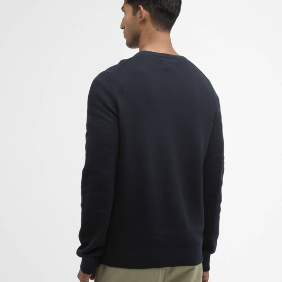 Young Ideas/Henmores - Essential Honeycomb Crew Neck Sweater - NY91 Navy - M