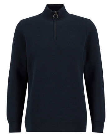 Young Ideas/Henmores - Essential Honeycomb Half Zip Sweater - NY91 Navy - S