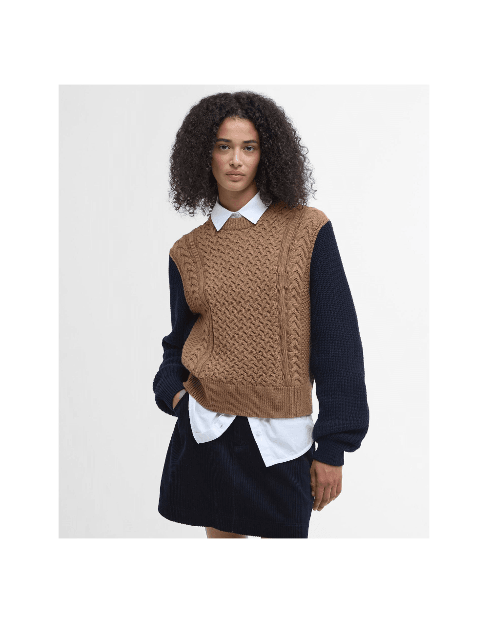 Young Ideas/Henmores - Ester Contrast Sleeves Jumper - MI11 Multi - 8