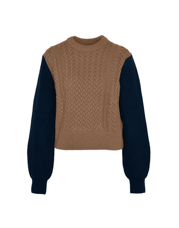 Young Ideas/Henmores - Ester Contrast Sleeves Jumper - MI11 Multi - 8