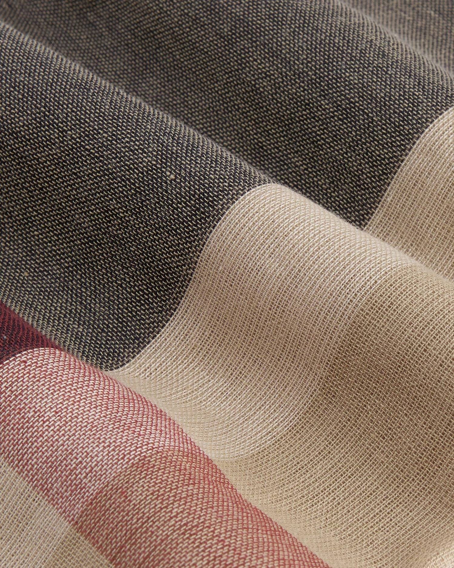 Young Ideas/Henmores - Esther Multi Wear Scarf - BE71 Rosewood Tartan - OS