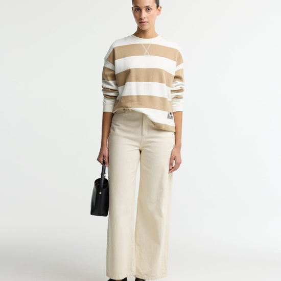 Young Ideas & Henmores -Eva Sweatshirt -WH93 Cloud/Warm Trench -8