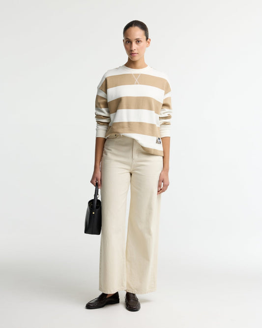 Young Ideas & Henmores -Eva Sweatshirt -WH93 Cloud/Warm Trench -8