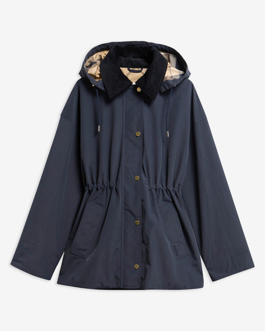 Young Ideas & Henmores -Evelyn Showerproof Jacket -NY91 Dk Navy/Birchwood Dress -8