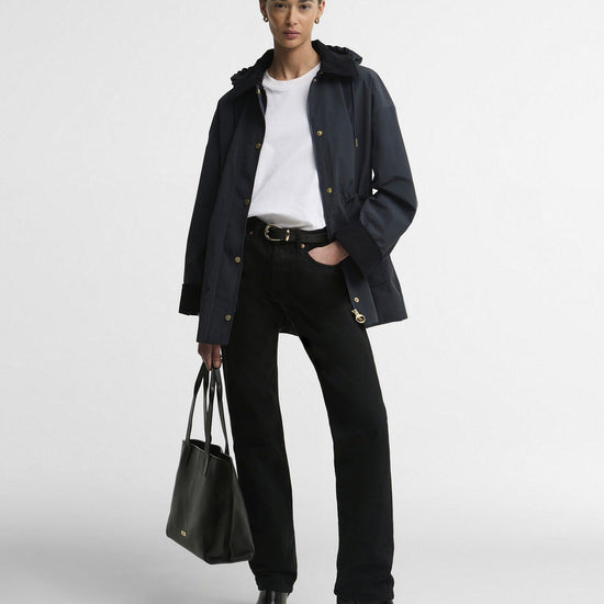 Young Ideas & Henmores -Evelyn Showerproof Jacket -NY91 Dk Navy/Birchwood Dress -8