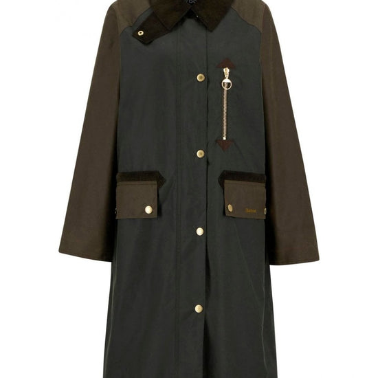 Young Ideas/Henmores - Evette Wax Jacket - OL52 Fern/Beech/Ancient Tartan - 8