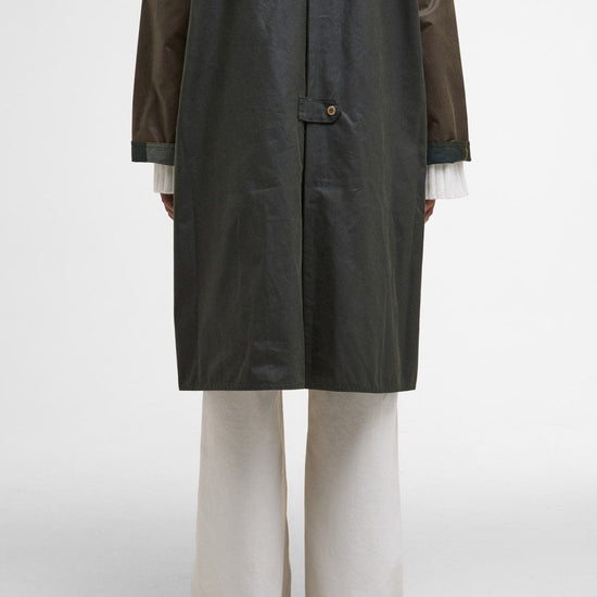 Young Ideas/Henmores - Evette Wax Jacket - OL52 Fern/Beech/Ancient Tartan - 8