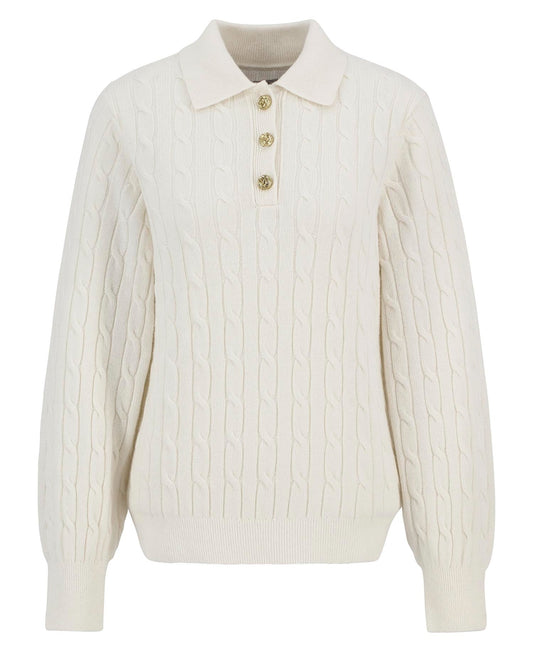 Young Ideas/Henmores - Evie Knitted Jumper - WH71 Cloud - 8