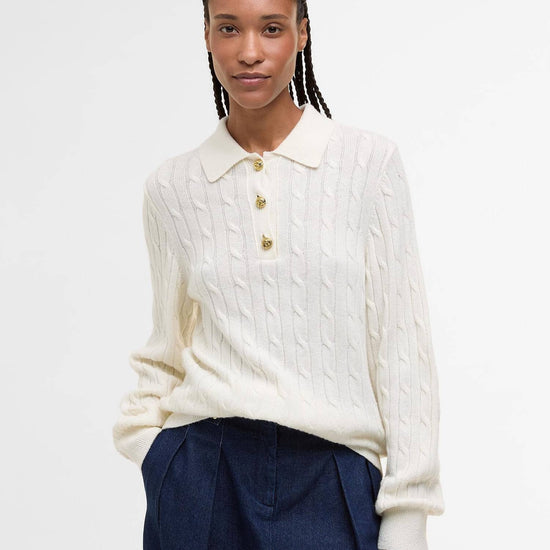 Young Ideas/Henmores - Evie Knitted Jumper - WH71 Cloud - 8