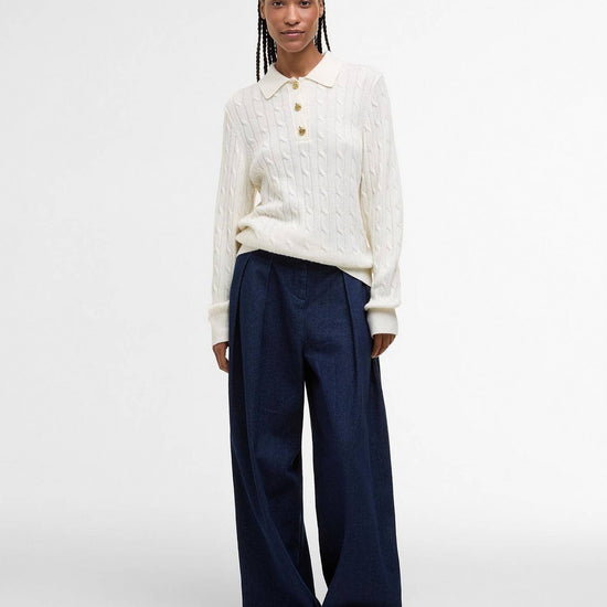 Young Ideas/Henmores - Evie Knitted Jumper - WH71 Cloud - 8