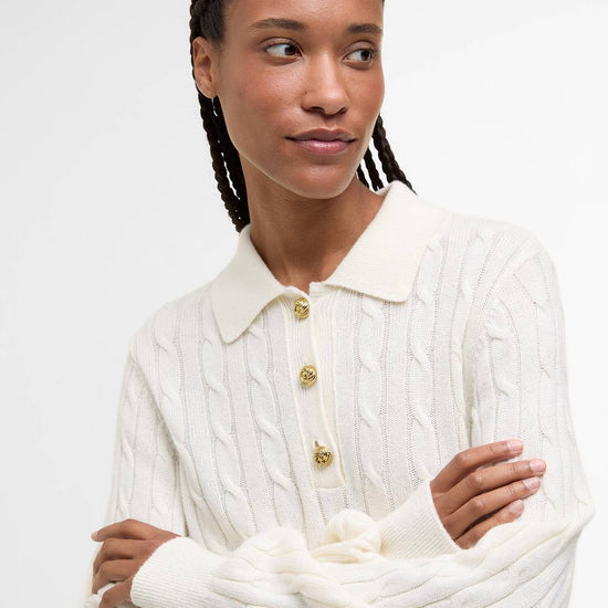 Young Ideas/Henmores - Evie Knitted Jumper - WH71 Cloud - 8