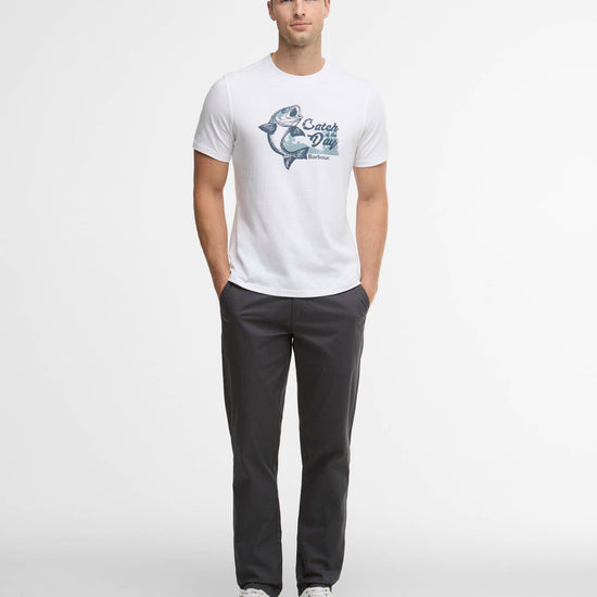 Young Ideas & Henmores - Fairlight Graphic T-Shirt - WH11 White - S
