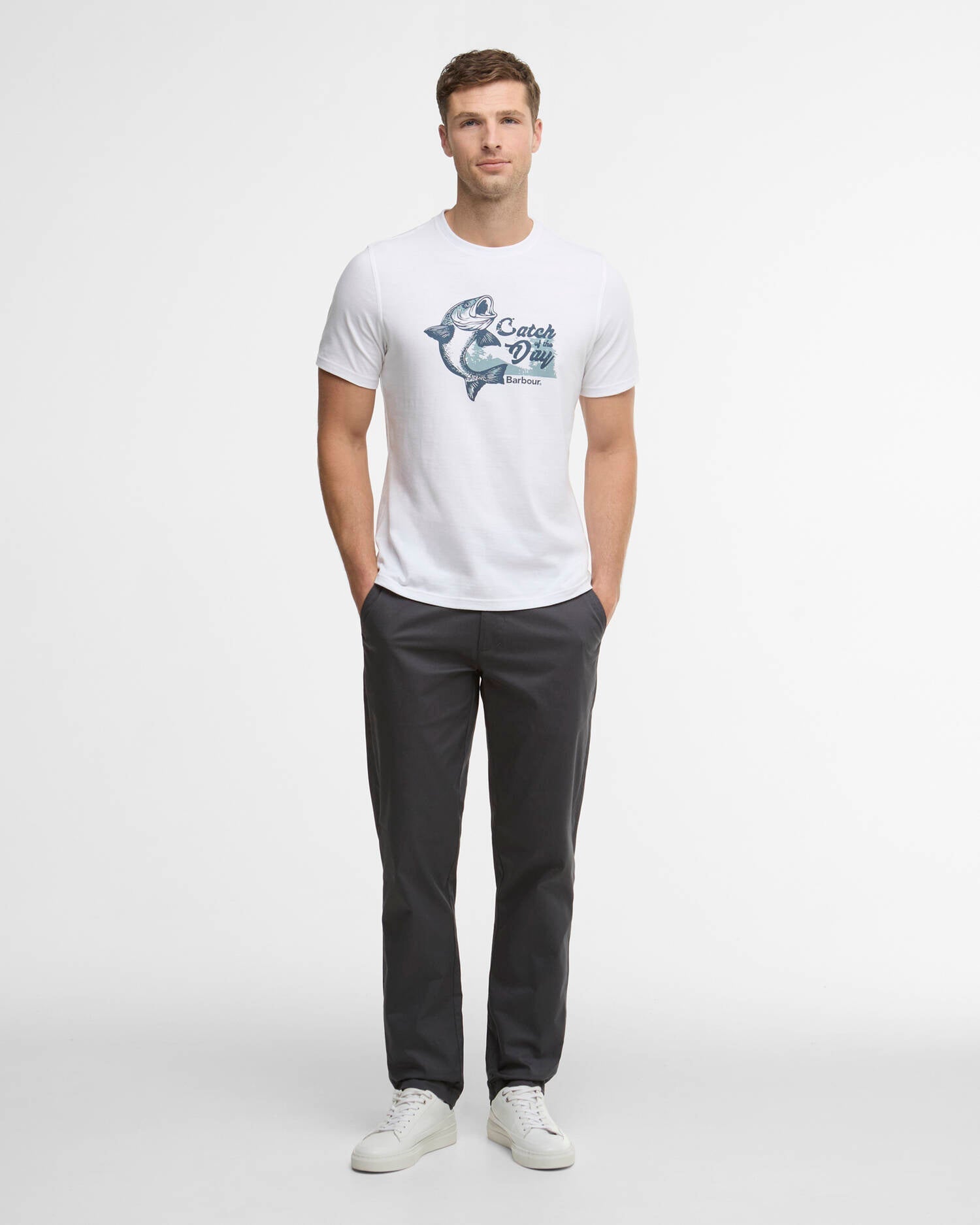 Young Ideas & Henmores - Fairlight Graphic T-Shirt - WH11 White - S