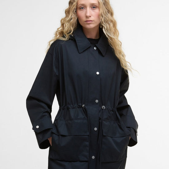 Young Ideas/Henmores - Fallyn Showerproof Jacket - NY91 Dark Navy/Hessian Tartan - 8