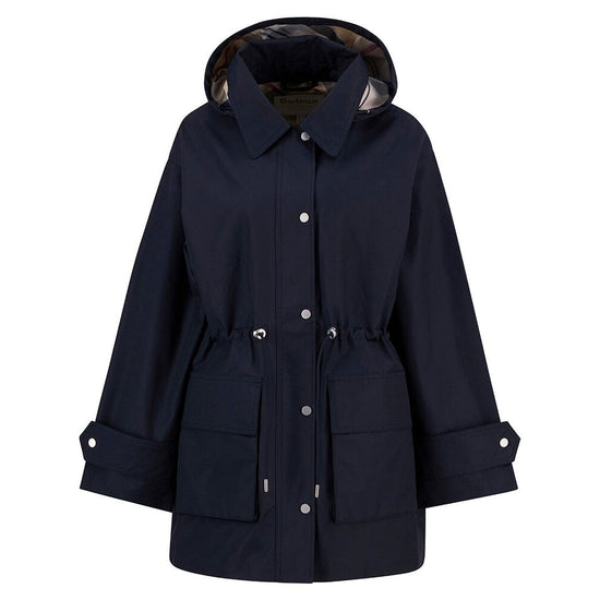 Young Ideas/Henmores - Fallyn Showerproof Jacket - NY91 Dark Navy/Hessian Tartan - 8