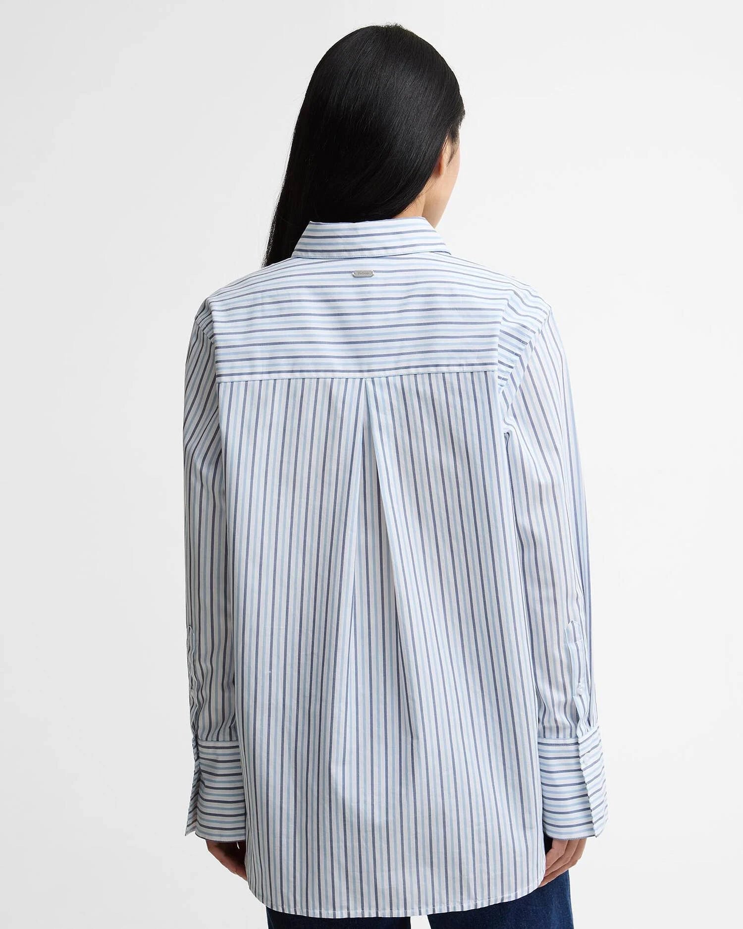 Young Ideas & Henmores - Fawley Shirt - GN74 Dusky Green/Light Sand Stripe - 8