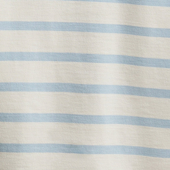 Young Ideas & Henmores -Fawley Striped Sweatshirt -BE53 Original Ecru/Celestial Blue Stripe -8