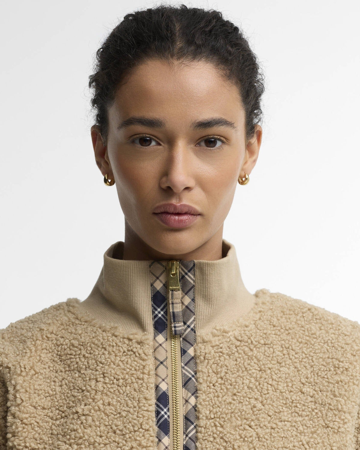 Young Ideas & Henmores -Fawne Quarter Zip Fleece -BE93 Warm Trench -8