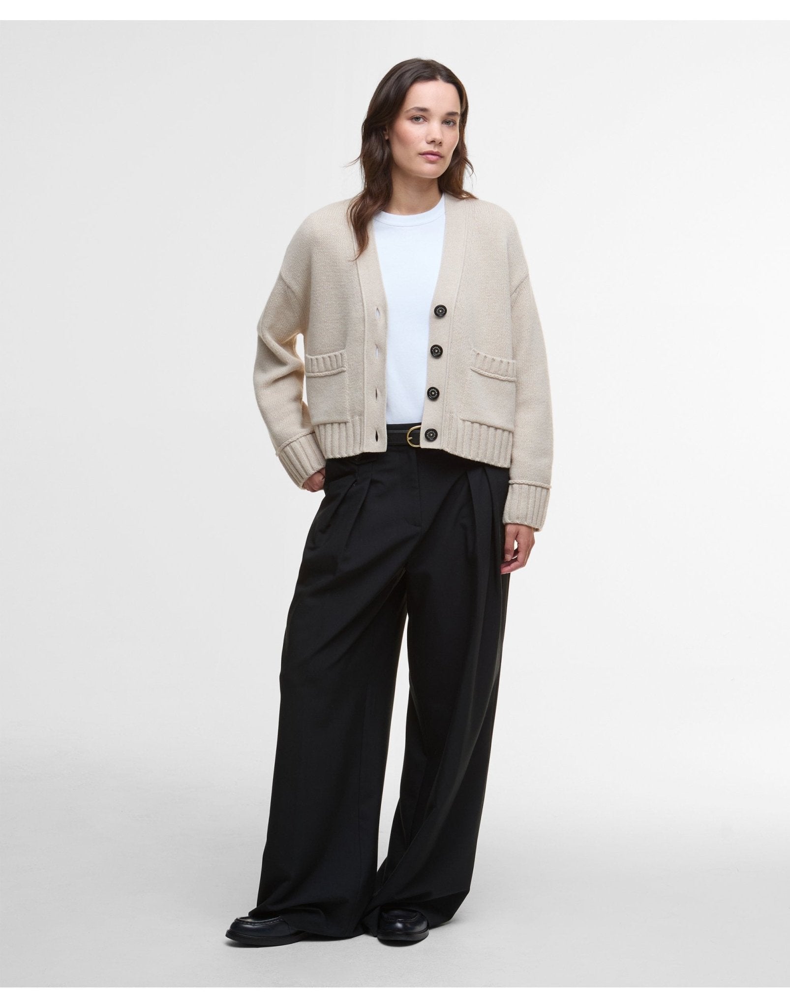 Young Ideas/Henmores - Faye Knitted Cardigan - ST53 Oatmeal - 8