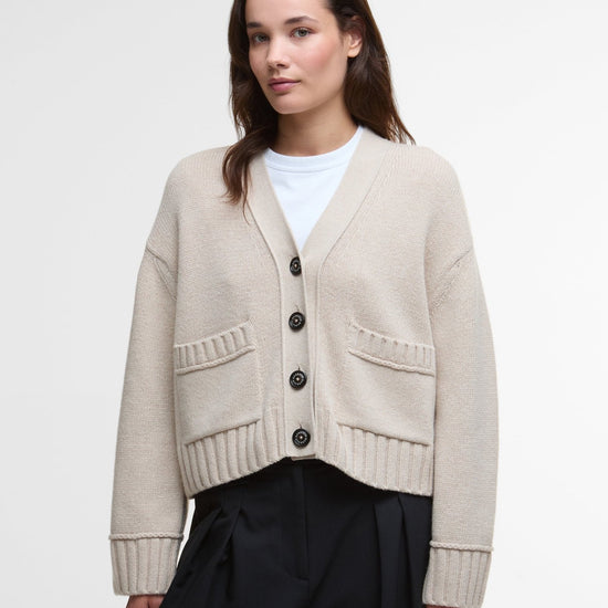 Young Ideas/Henmores - Faye Knitted Cardigan - ST53 Oatmeal - 8