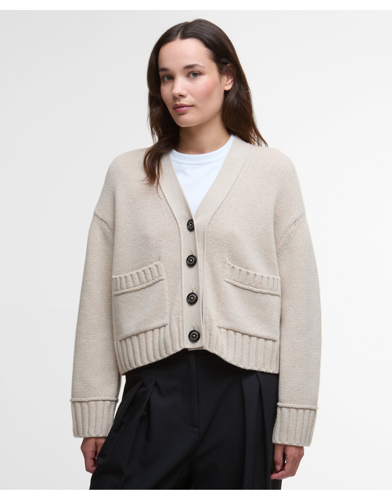 Young Ideas/Henmores - Faye Knitted Cardigan - ST53 Oatmeal - 8